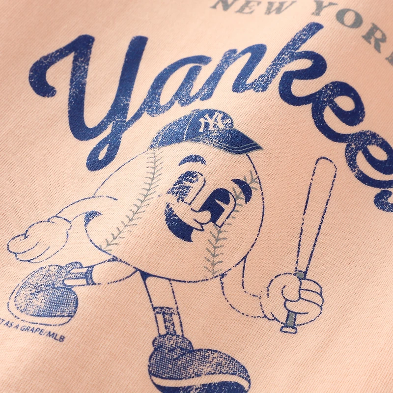 Débardeur pour enfant, couleur orange raisin, des Yankees de New York, idéal les jours match.