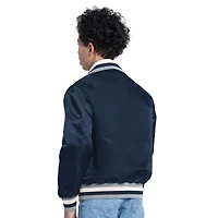 Youth Starter  Navy New York Yankees The Captain Jr. Cooperstown Collection Full-Zip Varsity Jacket