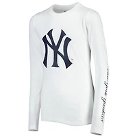 Youth Stitches Navy/White New York Yankees Combo T-Shirt Set