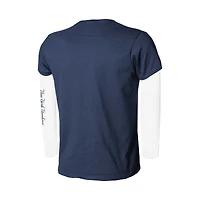 Youth Stitches Navy/White New York Yankees Combo T-Shirt Set