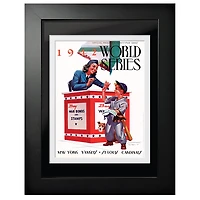New York Yankees vs St. Louis Cardinals 1942 World Series - Couverture de programme encadrée 12'' x 16''
