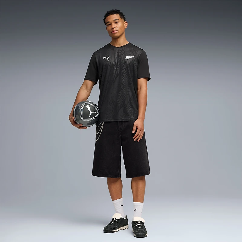 Maillot réplique domicile 2026 de l'équipe nationale Nouvelle-Zélande Puma noire pour homme