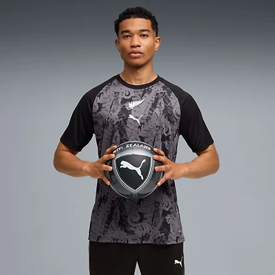 Maillot d'avant-match Puma noir pour homme de l'équipe nationale néo-zélandaise 2026