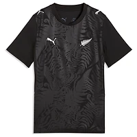 Maillot réplique domicile Puma noir pour jeunes de l'équipe nationale Nouvelle-Zélande 2026
