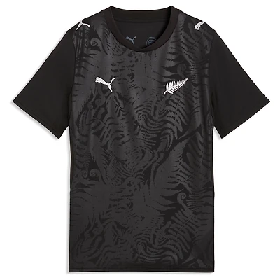 Maillot réplique domicile Puma noir pour jeunes de l'équipe nationale Nouvelle-Zélande 2026