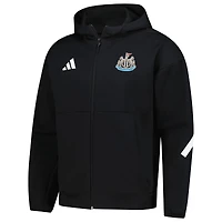 Veste à capuche entièrement zippée adidas Anthem Newcastle United 2025/26 noire pour homme