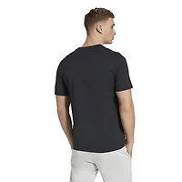 T-shirt adidas noir à trois bandes avec logo Newcastle United pour homme