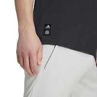Men's adidas  Black Newcastle United Three-Stripe Wordmark T-Shirt