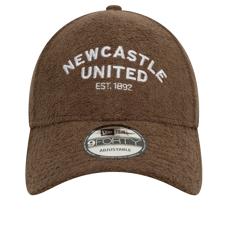 Men's New Era Brown Newcastle United Terry Cloth Adjustable 9FORTY Hat