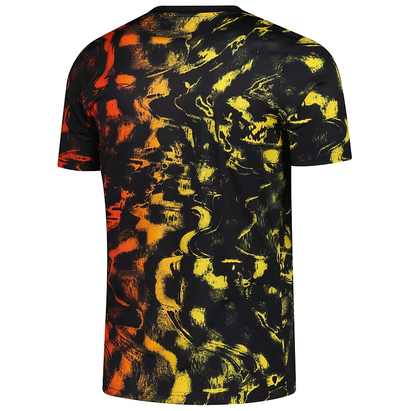 Haut d'avant-match adidas noir Newcastle United 2025/26 AEROREADY pour homme