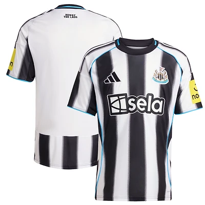 Men's adidas  Black Newcastle United 2025/26 Home Replica Jersey