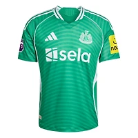 Men's adidas  Green Newcastle United 2025/26 Away Authentic Jersey with Patch