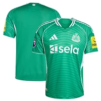 Men's adidas  Green Newcastle United 2025/26 Away Authentic Jersey with Patch