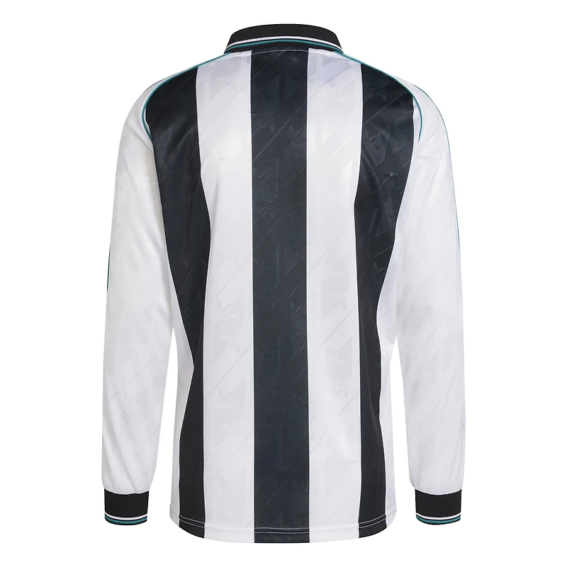 Maillot à manches longues Lifestyler blanc adidas Originals Newcastle United pour homme