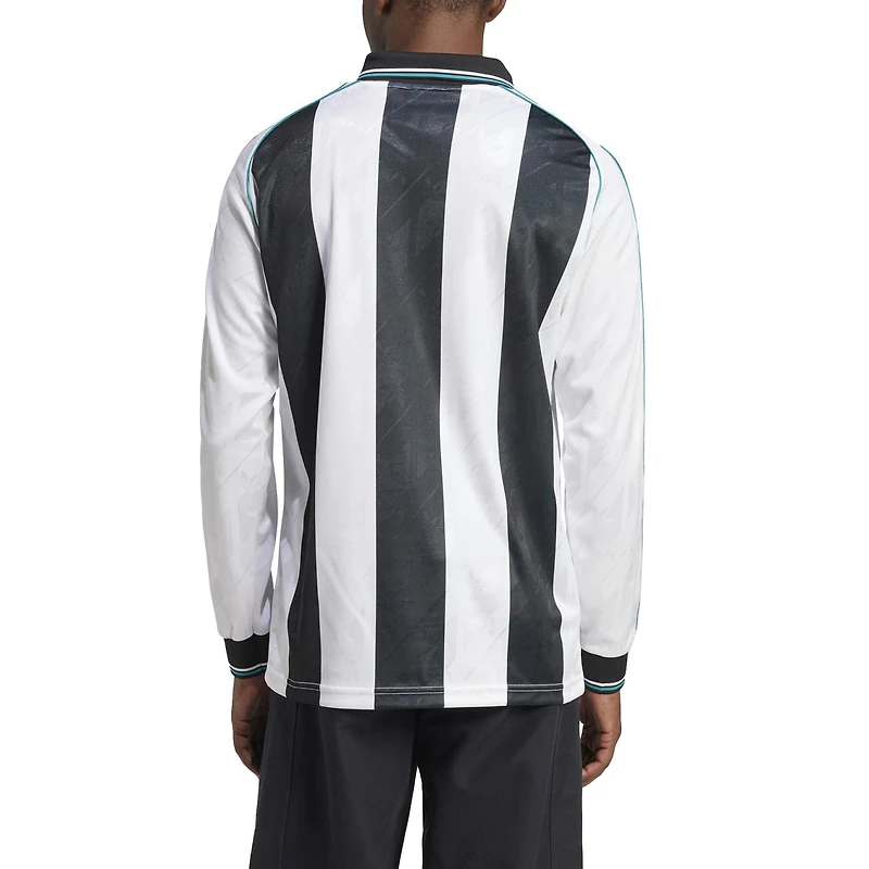 Maillot à manches longues Lifestyler blanc adidas Originals Newcastle United pour homme
