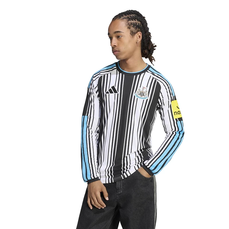 Men's adidas White Newcastle United 2026/27 Home Replica Long Sleeve Jersey