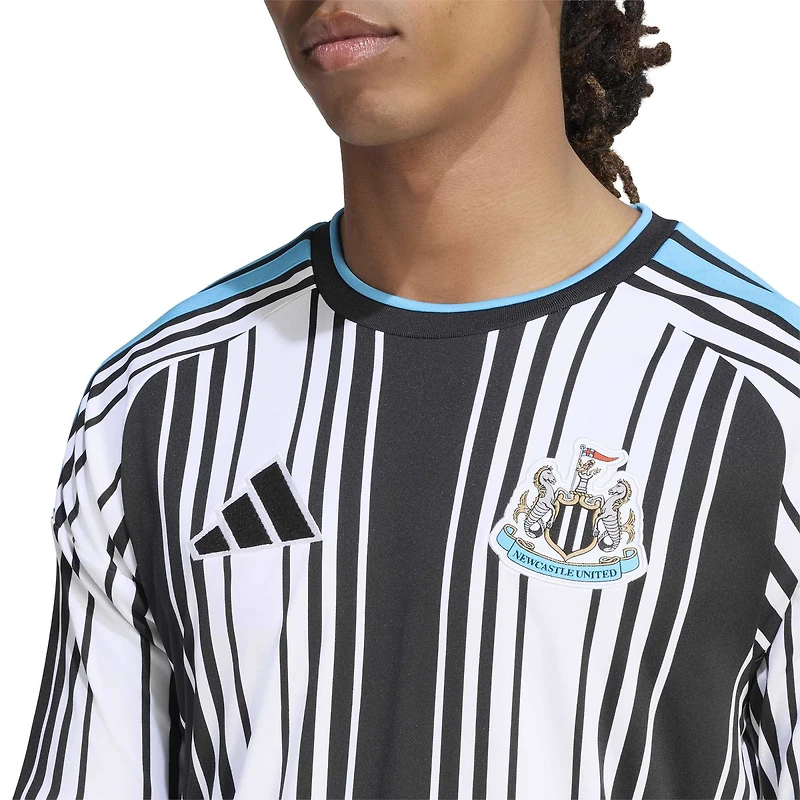 Maillot domicile réplique manches longues adidas blanc Newcastle United 2026/27 pour homme