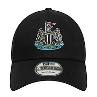 Casquette ajustable noire Newcastle United Core 9FORTY de New Era pour homme