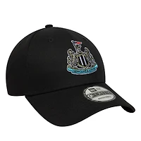 Casquette ajustable noire Newcastle United Core 9FORTY de New Era pour homme