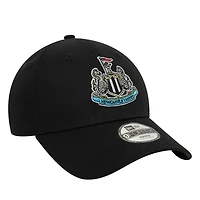 Men's New Era  Black Newcastle United Core 9TWENTY Adjustable Hat