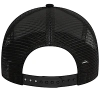 Men's New Era Black Newcastle United Core Trucker Adjustable Hat