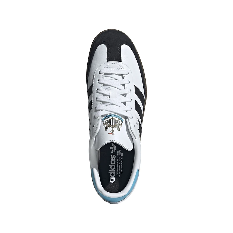 Chaussures unisexes adidas blanches Newcastle United Home Kit Team Samba