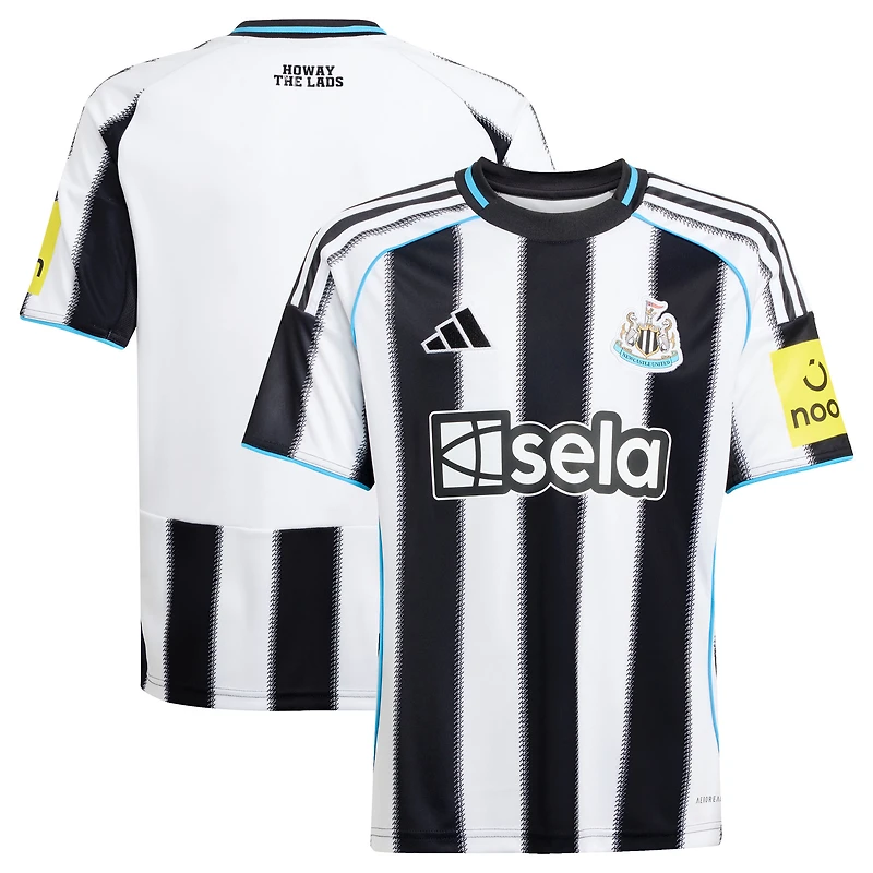 Maillot réplique domicile noir adidas Newcastle United 2025/26 pour jeunes