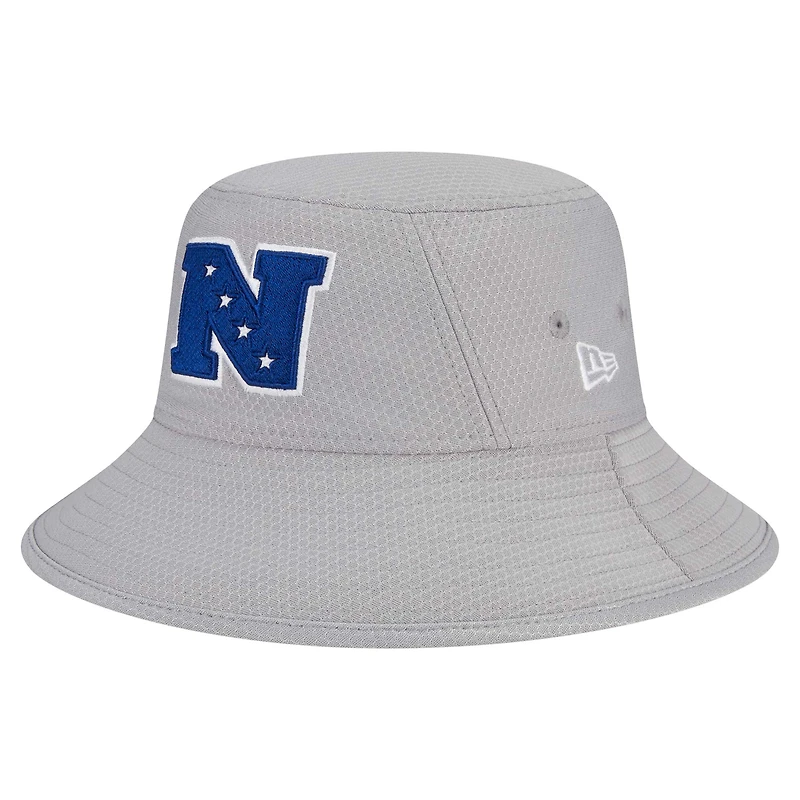 Casquette seau NFC Merchandise NFL Pro Bowl 2025 de New Era pour homme, gris