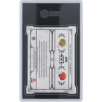 Jim Brown & Ray Nitschke 2008 Playoff National Treasures Dual GU Relics #15 #7/10 SGC Authenticated 8.5 Card