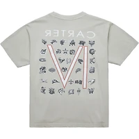 T-shirt gris Carter VI pour homme Mitchell & Ness x NFL Lil Wayne