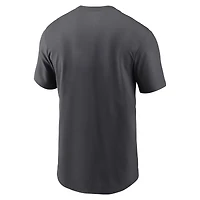 T-shirt essentiel Nike Anthracite Baltimore Ravens contre Tennessee Titans 2023 London Game pour hommes