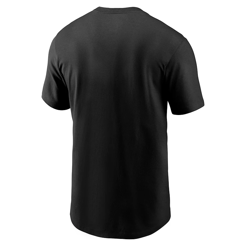 Men's Nike Black Los Angeles Rams vs. Jacksonville Jaguars International Games London 2025 T-Shirt