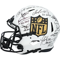 NFL Defensive & Offensive Players of the Year Autographed Riddell NFL Shield Speed Authentic Helmet with 29 Signatures & Multiple Inscriptions 