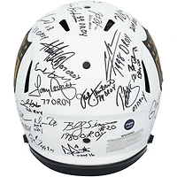 NFL Defensive & Offensive Players of the Year Autographed Riddell NFL Shield Speed Authentic Helmet with 29 Signatures & Multiple Inscriptions 