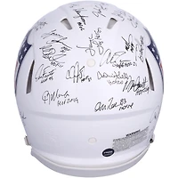 NFL Hall of Famers Autographed Riddell Speed Authentic Helmet with 34 Signatures & Induction Year Inscriptions - Limited Edition of 24