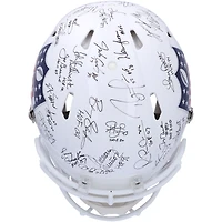 NFL Hall of Famers Autographed Riddell Speed Authentic Helmet with 34 Signatures & Induction Year Inscriptions - Limited Edition of 24
