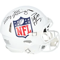 Peyton, Eli & Archie Manning Autographed Riddell NFL Shield Speed Authentic Helmet
