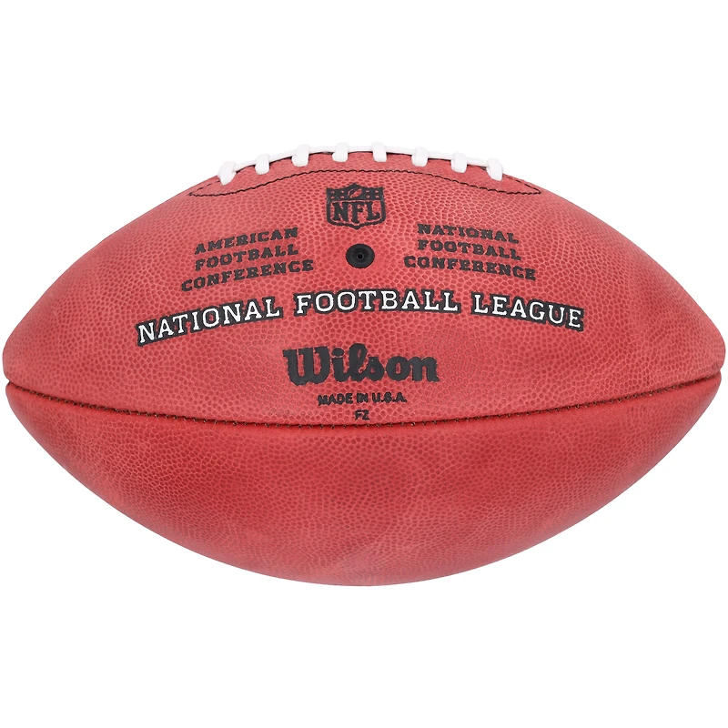 Ballon de football Duke en couleur autographié par Tom Brady des New England Patriots et Joe Montana des San Francisco 49ers