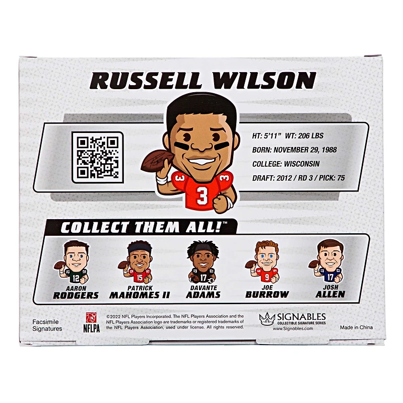 Signables Russell Wilson Denver Broncos Signature Series Collectible