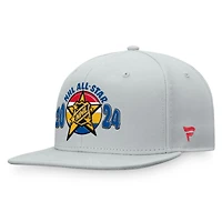 Casquette Snapback du Match des étoiles de la LNH 2024 Fanatics pour hommes, grise