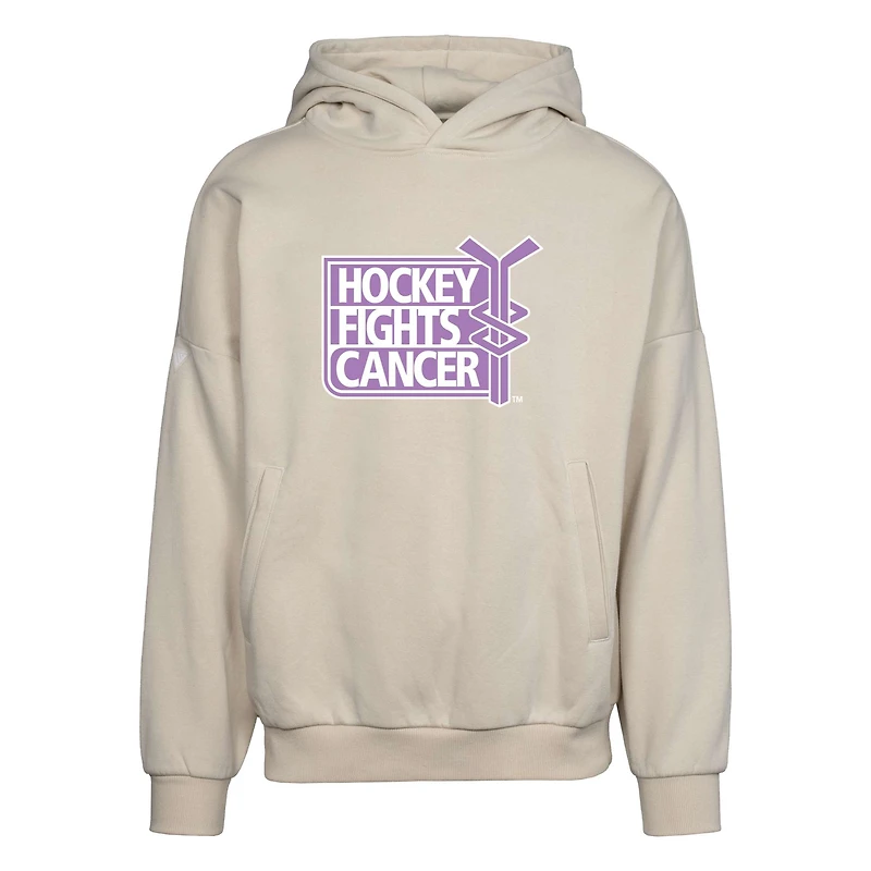 Sweat à capuche kaki NHL Hockey Fights Cancer Contact Core pour hommes