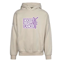 Sweat à capuche kaki NHL Hockey Fights Cancer Contact Core pour hommes