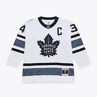 Maillot de puissance Mitchell & Ness Auston Matthews blanc pour homme, match des étoiles 2019