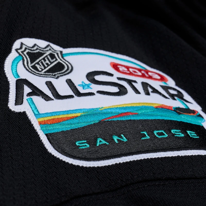 Maillot de puissance Mitchell & Ness Connor McDavid noir pour homme, édition spéciale Match des étoiles 2019