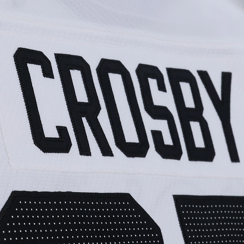 Maillot de puissance Mitchell & Ness Sidney Crosby blanc pour homme, édition spéciale Match des étoiles 2019