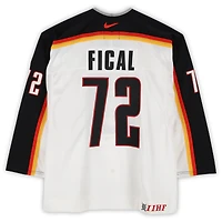 Petr Fical Team Germany Game-Used #72 White Nike Jersey vs. Team Czech Republic on September 3 during the 2004 World Cup of Hockey