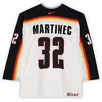 Tomas Martinec Team Germany Game-Used #32 White Nike Jersey vs. Team Czech Republic on September 3 during the 2004 World Cup of Hockey