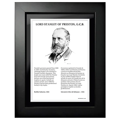 Lord Stanley of Preston NHL - Legends Line 12'' x 16'' Framed Photo