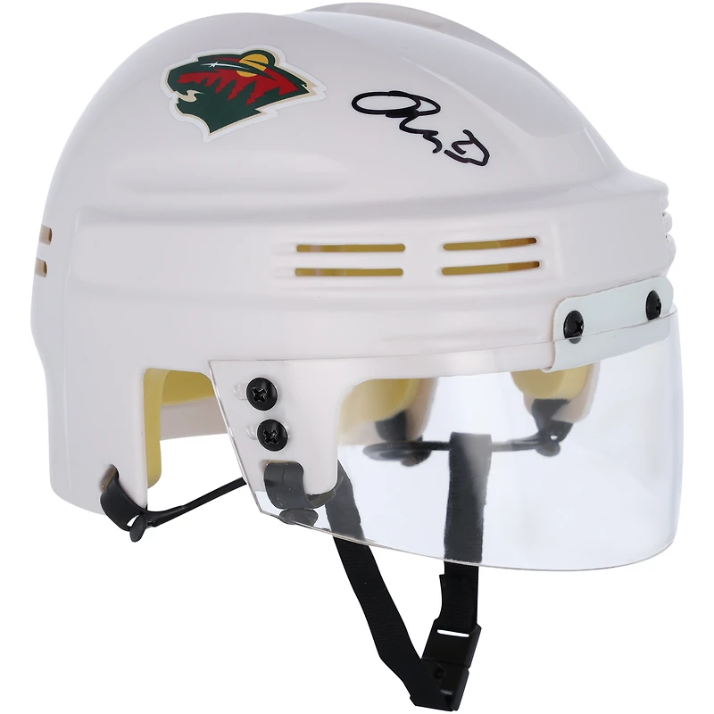 Marco Rossi Minnesota Wild Autographed Mini Helmet