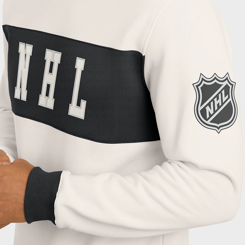 Sweat-shirt à capuche couleur crème avec logo NHL pour homme de la collection Darius Rucker Fanatics
